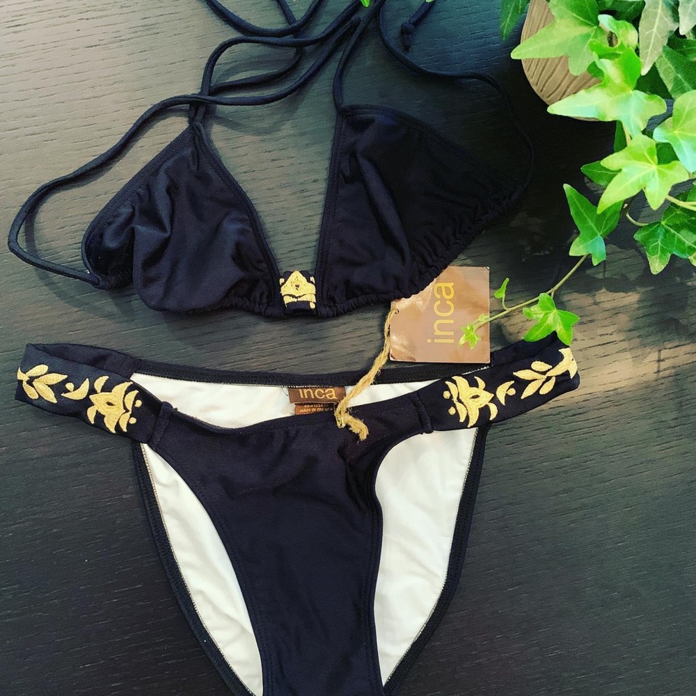 In a new bikini